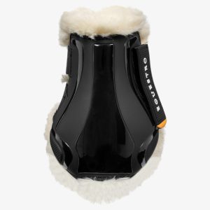 Equestro Fetlock boots in TPU and synthetic sheepskin