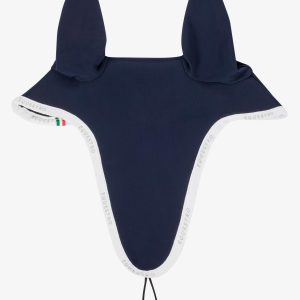 Equestro Fly Veil In Technical Fabric With Noseband Attachment