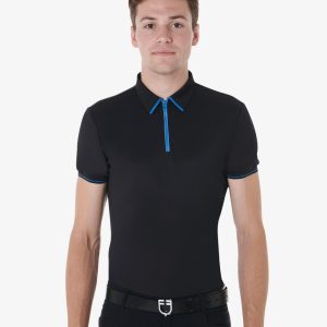 Men's Training Polo Shirt Ss Zip