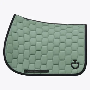 Geometric Quilted Jumping Saddle Pad