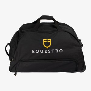 Trolley bag embroidered logo - Black