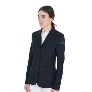 Women's four button competition jacket anatomical cut black