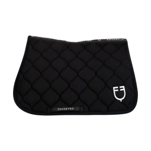 Jumping Saddle Pad Onion Mesh Fabric Black Line Edition