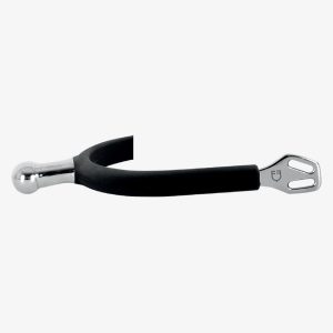 Equestro English rubber-coated drop spurs