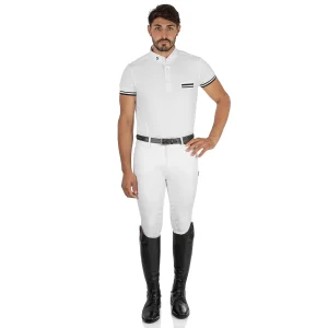 Equestro Men's Slim Fit (Hermes) Breeches With Grip