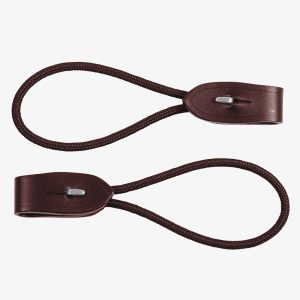 Equestro Pelham Bridge With Heavy Duty Hook Dark Brown