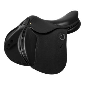 Equestro Venus Jumping Saddle With Embossed Logo