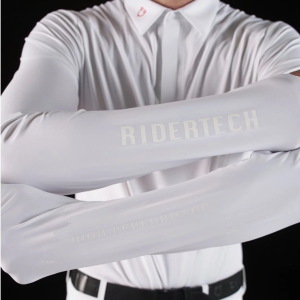 Equestro Ridertechnology Men's Competition Polo Shirt Long Sleeves And Buttons