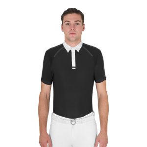Men's Competition Polo Shirt ss Button
