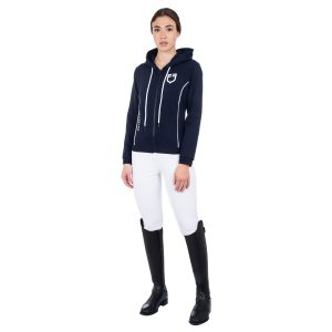 Woman Interlock Hoodie Full Zip